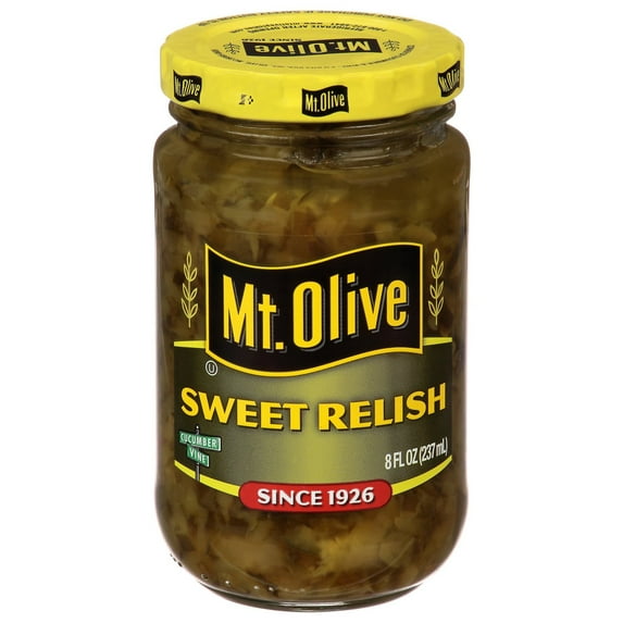 Pack of 4 Mt. Olive Sweet Relish - 8 oz - Package may vary