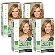 Pack of 4 Natural Instincts Clairol Non-Permanent Hair Color - 8A Medium Cool Blonde - 1 kit