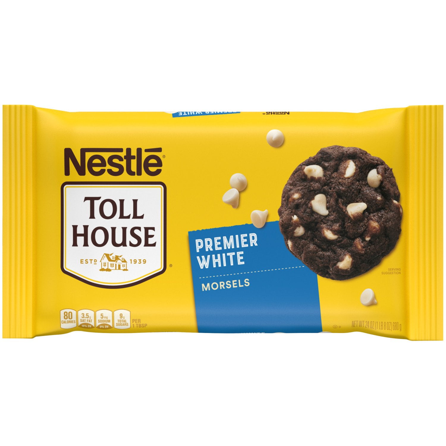 Pack of 4 Nestle Toll House Premier White Chocolate Morsels Baking Chips - 24 oz - Package may vary