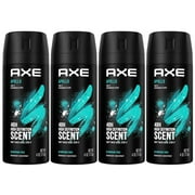 Pack of 4 New AXE Body Spray for Men Apollo 4 oz