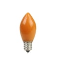 thumbnail image 1 of Pack of 4 Opaque Orange LED C7 Christmas Replacement Bulbs, 1 of 2