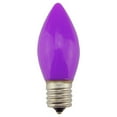 thumbnail image 1 of Pack of 4 Opaque Purple C9 Christmas Replacement Bulbs, 1 of 1