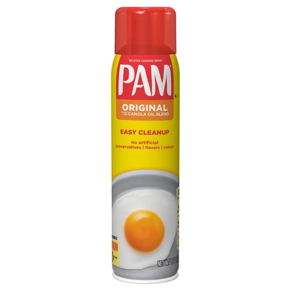 Pack of 4 PAM Original Canola Oil Blend No-Stick Cooking Spray - 8 oz - Package may vary