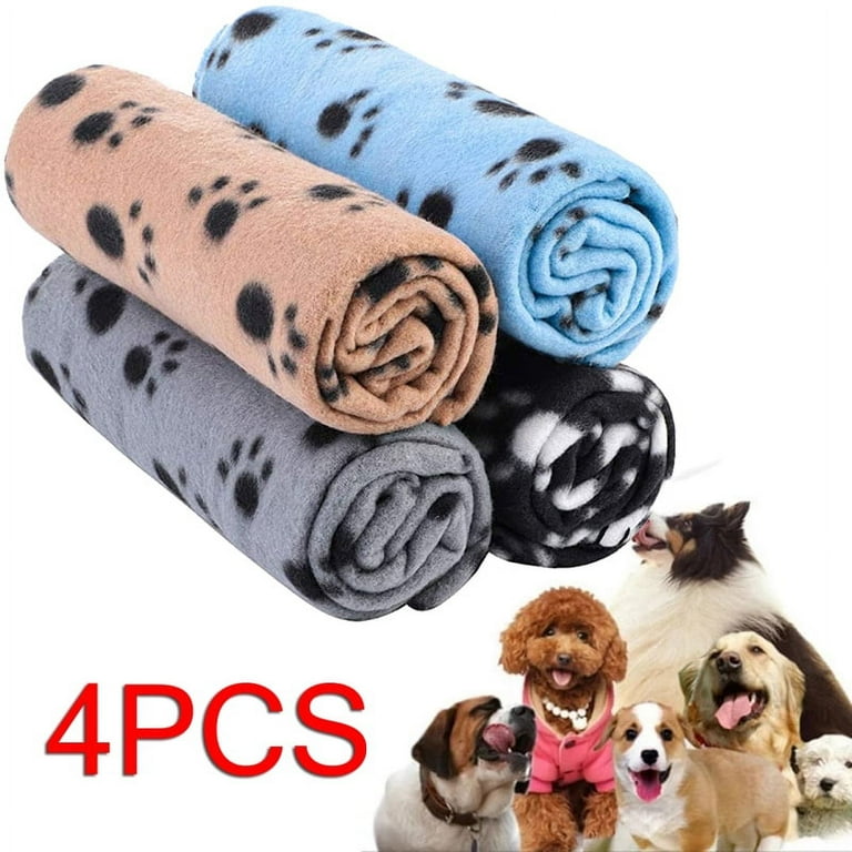 Paw print hotsell dog blanket