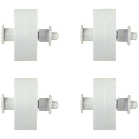 Pool Central Set of 4 Replacement Wheels for Swimming Pool Vacuums 1.25"