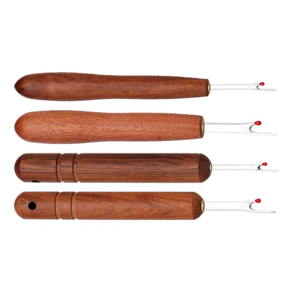 Pack of 4 Portable Thread Removers Crafted from for Effortless Stitching and Quick Fixes