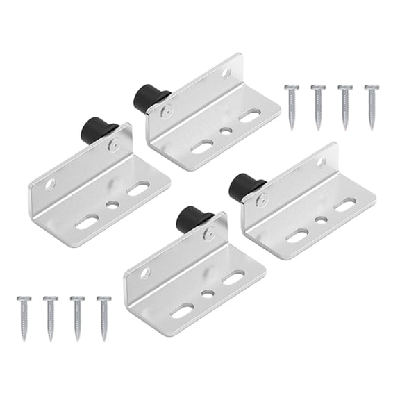 Pack of 4 Practical Stainless Steel Adjustable Angles Brackets for High Performances Support In Various Applications