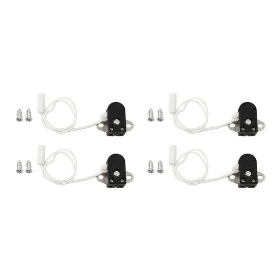 Pack of 4 Pull Switch On/Off with Cord 250V 2A for Wall Light Chandelier Control