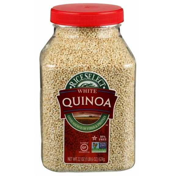 (Pack of 4) RiceSelect White Quinoa 22 Oz