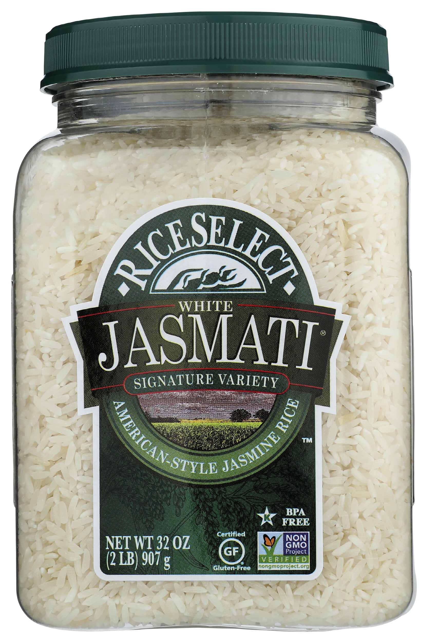 Pack of 4, Riceselect Jasmati American-Style Jasmine White Rice, 32 oz ...