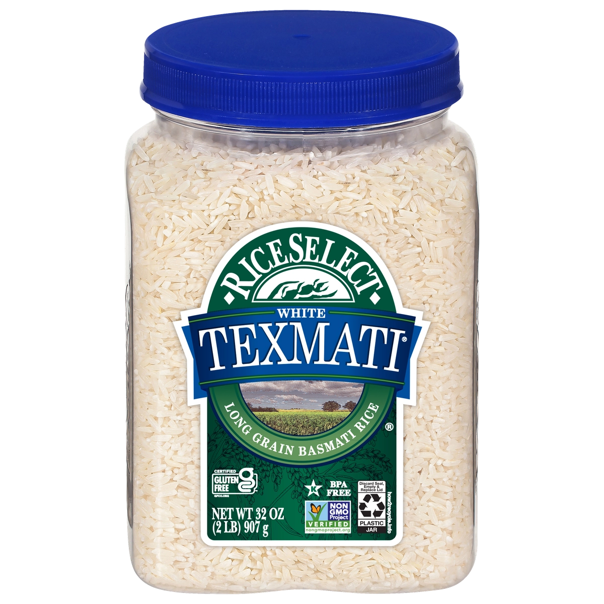 Pack of 4, Riceselect Texmati White Rice, 32 oz