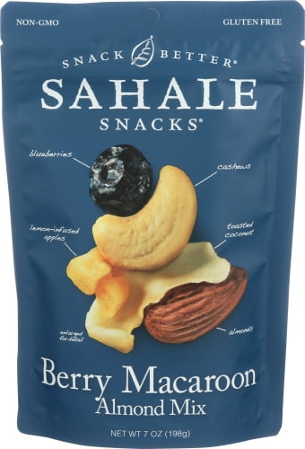 (Pack of 4) Sahale Snacks Nut Mix Barbecue Macaroni Almond 7 Oz