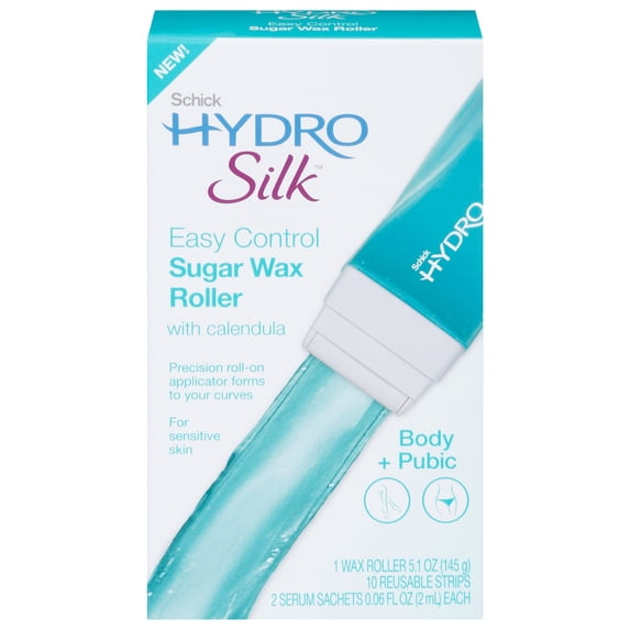 Pack of 4 Schick Hydro Silk Easy Control Sugar Wax Roller - Each - Package may vary