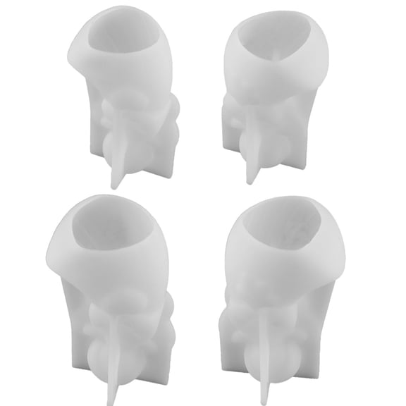 Pack of 4 Silicone Craft Mould Featuring Angelic Designs for Handmade Gift Soap Making and Home Decoration