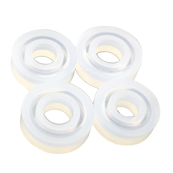 Pack of 4 Silicone Resin Ring Mold Making Casting Jewelry Rings Mould Tool