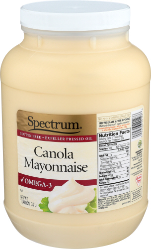 (Pack of 4) Spectrum Naturals Canola Mayonnaise 1 Gal