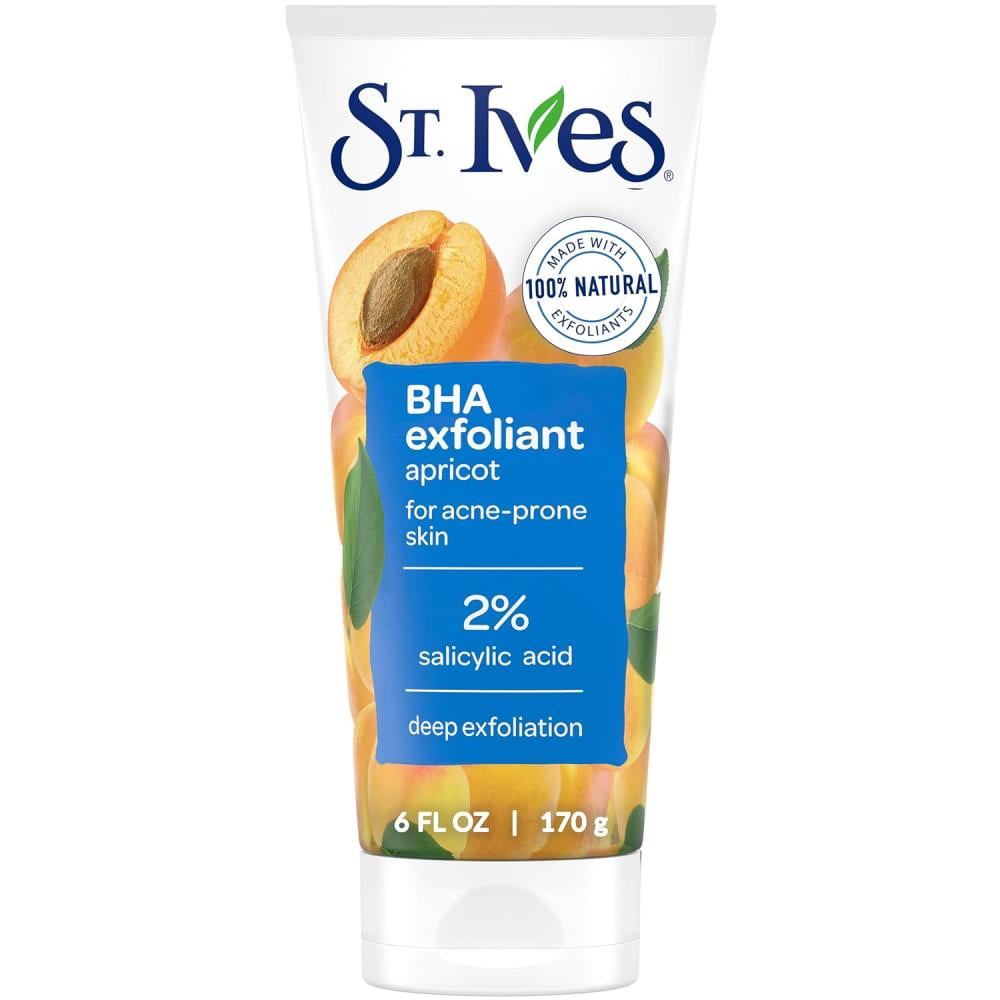 Pack of (4) St. Ives Apricot Scrub Blemish And Blackhead Control  Oily / Acne Prone Skin 6 oz