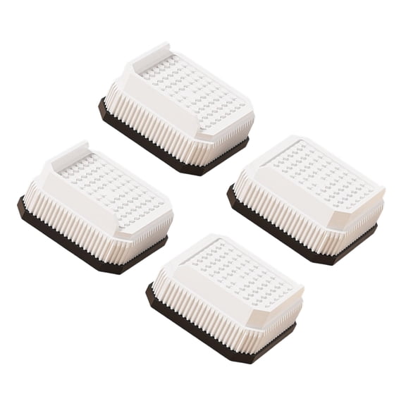 Pack of 4 Stackable Furniture Risers for Sofa Coffee Table Bed Legs Plastic Support Pads Quick Installation