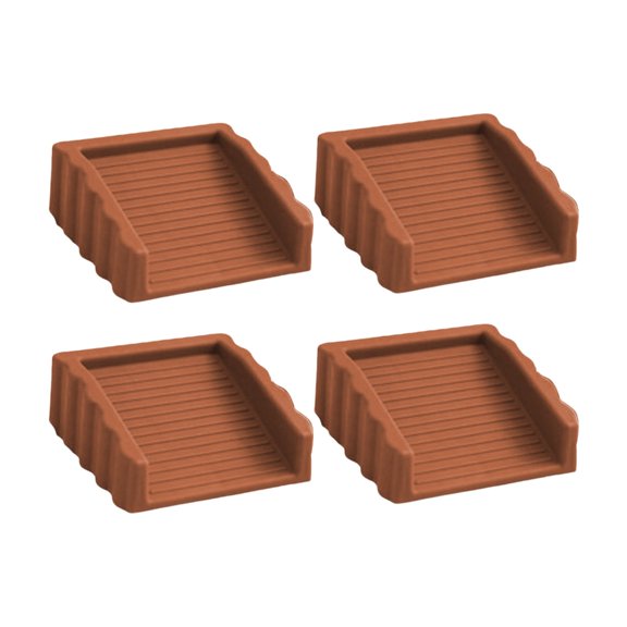 Pack of 4 Sturdy Rubber Door Stops Designs To Keep Door Stable In Various Daily Casual Use Accessory