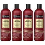 Pack of 4 TRESemme Keratin Smooth Smoothing Shampoo for Frizzy Hair Formulated With Pro Style Technology 20 oz