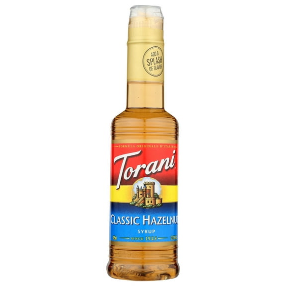 Pack of 4, Torani Classic Hazelnut, 12.7 fl oz