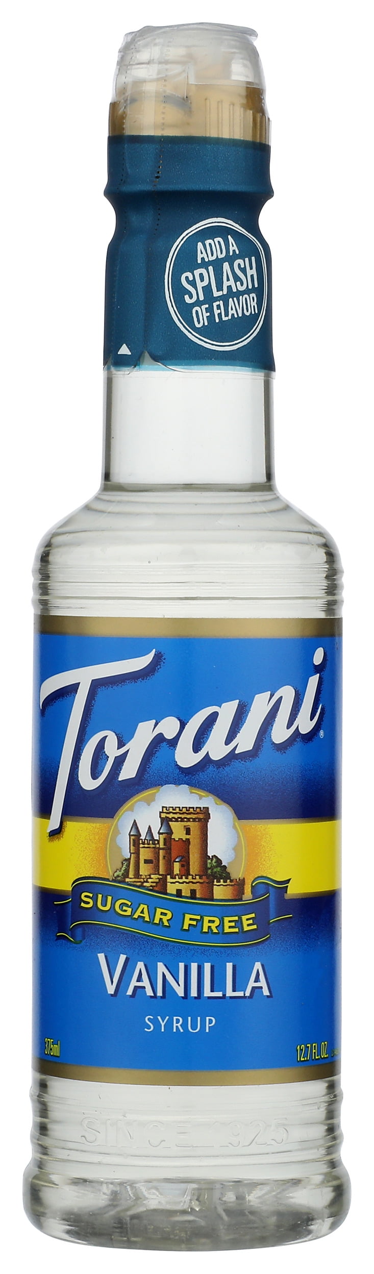 Pack of 4, Torani Sugar Free Vanilla Syrup, 12.7 fl oz