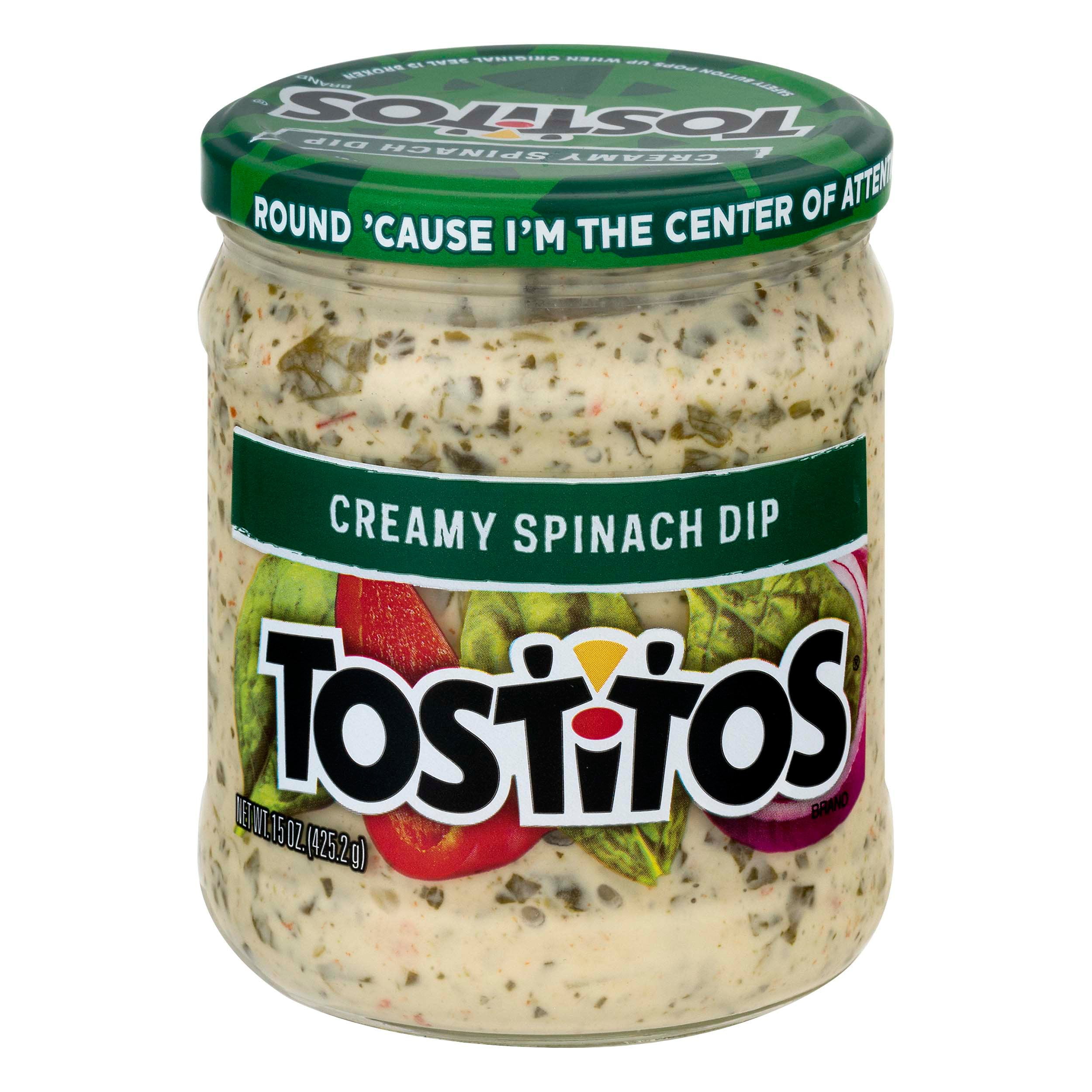 Pack of 4 Tostitos Creamy Spinach Dip - 15 oz - Package may vary