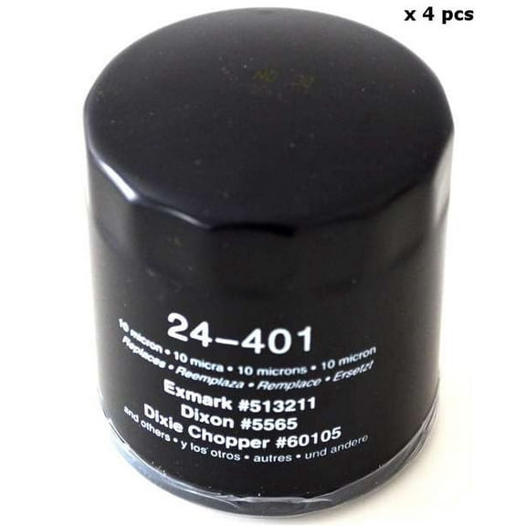 Pack of 4 Transmission Lubrication Filter for Exmark 1-513211,Scag 482770
