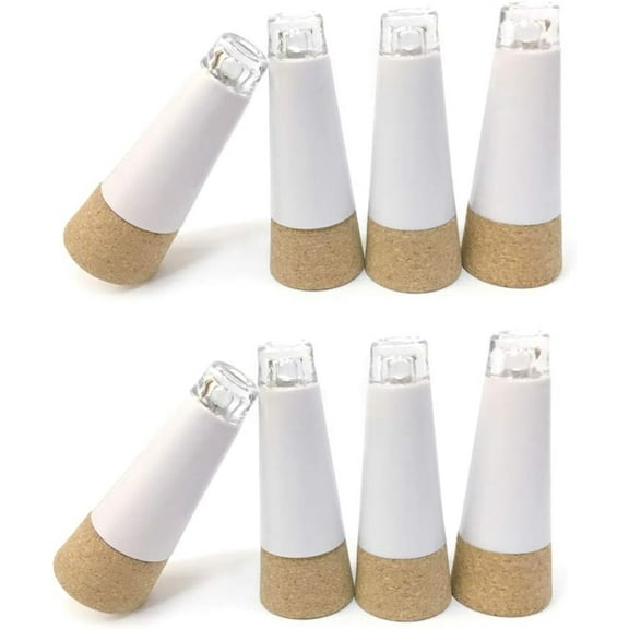 Pack of 4 USB Rechargeable Cork Shape Bottle Light 12 Lumens Durable Lamp Cork Lights for Christmas Party Decoration