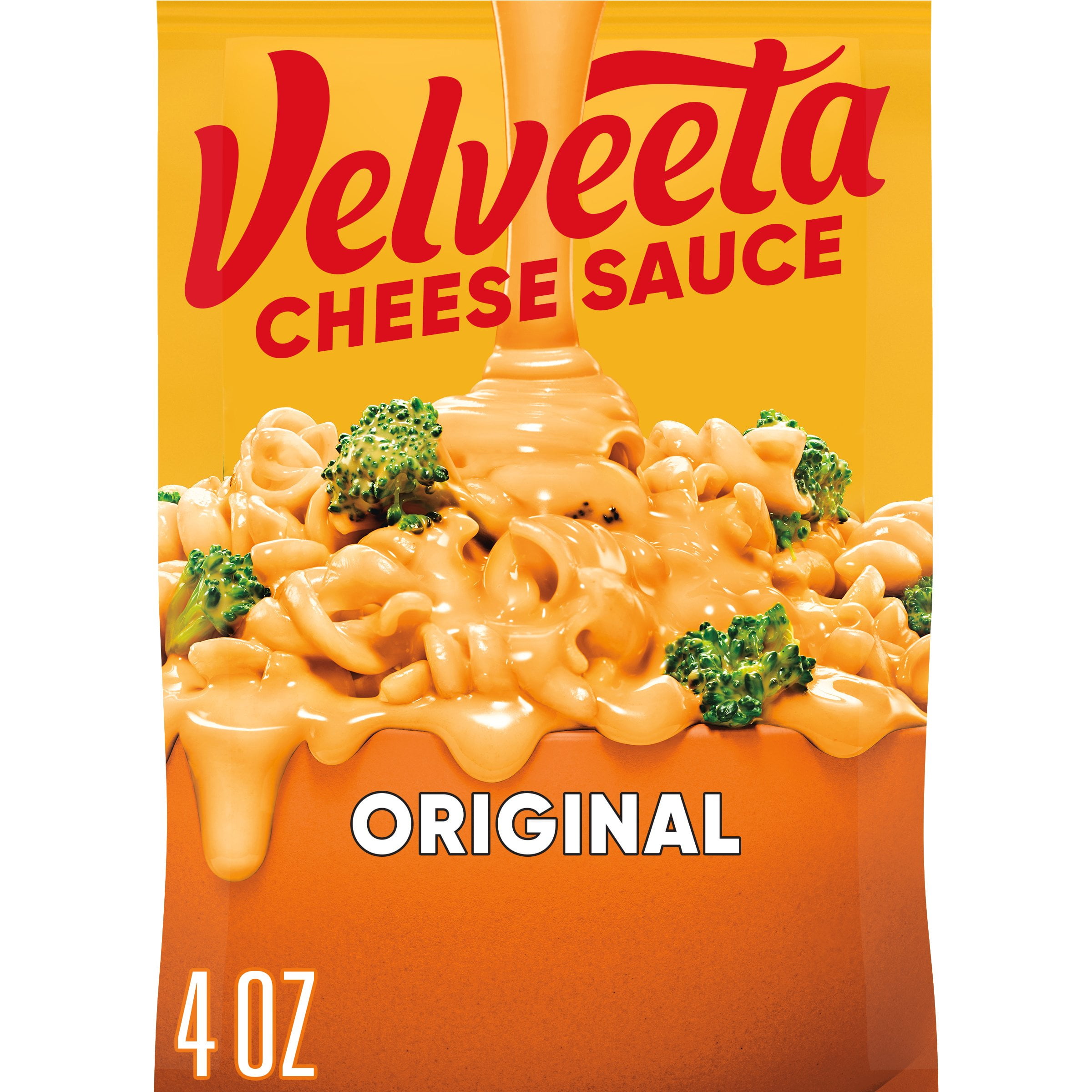 Pack of 4 Velveeta Original Cheese Sauce Pouch - 4 oz - Package may vary