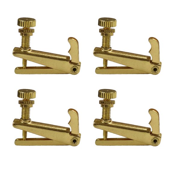 Pack of 4 Violin Fine Tuners For Standard 4/4-3/4 Size Violin Finger Guides Fine Tuners Violins Replacement Parts Set