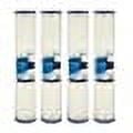 Pack of 4 - Whole House 20" x 4.5" Full Flow Pleated Polyester Sediment Filter Replacement Cartridge 30 Micron - Compatible with Pentek R30-20BB