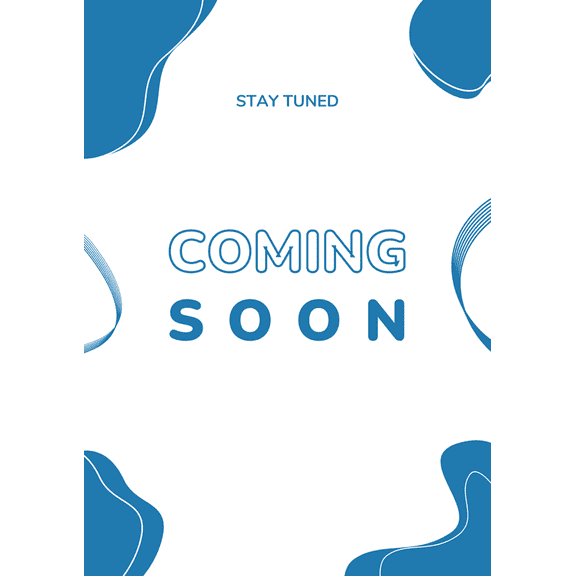 Pack of 4 posters- STAY TUNED- COMING SOON POSTERS BY NKUSA