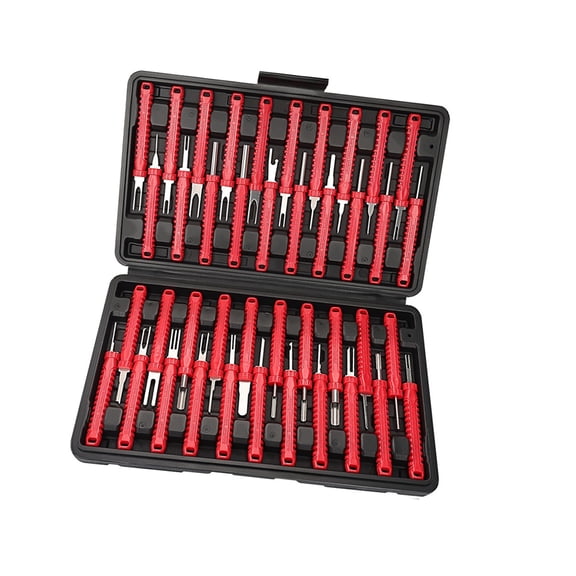 Pack of 41 Strong Metal & Plastic Pin Extractors Removal Tool Designs for Car & Home Appliance Connector Maintenance