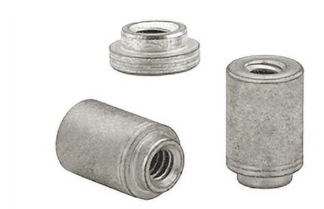 Pack of 46  SMTSO-M25-8ET  Standoff Round Swage F M2.5 X 0.45-THD Carbon Steel Electro-Tin ASTM B545 :RoHS
