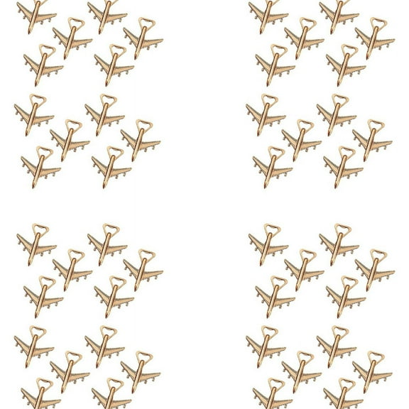 Pack of 48 Airplane Bottle Opener Box Air Plane Travel Beer Bottle Opener Favor Wedding Birthday