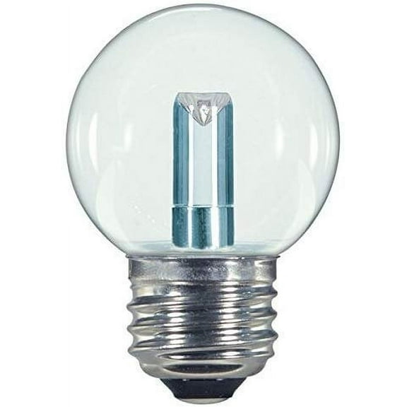 Pack of 48 Satco S9158, 1.4W G16.5/CL/LED/120V/CD, LED Light Bulb