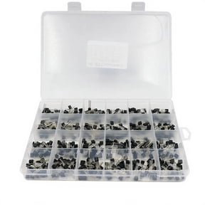 Pack of 480 Transistors Collection for and Professional Use Accompanied by Storage Box for Organized Electronics Work