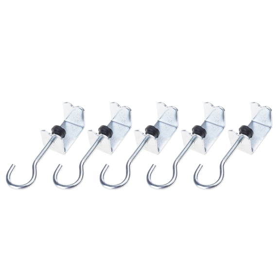 Pack of 5/10 Rotatable Desk Hook Under Table Mount for Backpacks Keys Towels