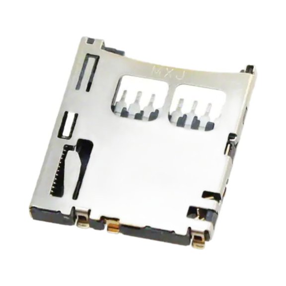 Pack of 5 5025700893 Connector 10 (8 + 2) Position Card Secure Digital - microSD Surface Mount, Right Angle Gold : RoHS, Cut Tape
