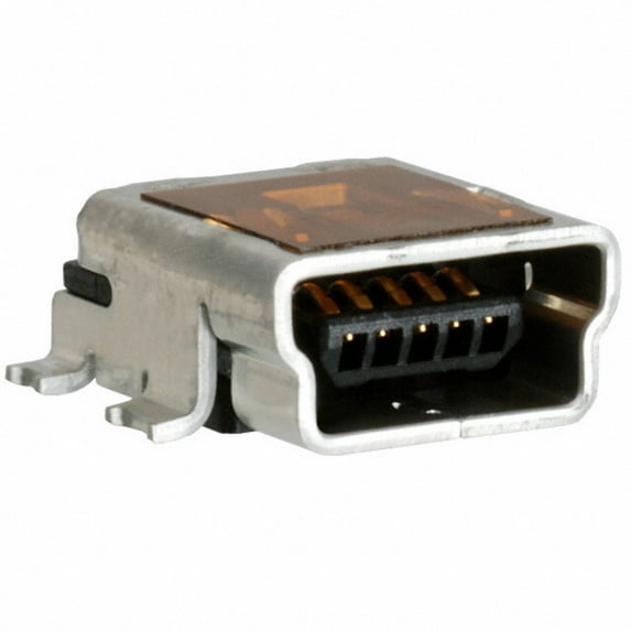 Pack of 5 54819-0572 Conn Mini USB 2.0 Type B RCP 5 POS 0.8mm Solder RA SMD 5 Terminal 1 Port USB OTG, Cut Tape, RoHS
