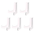 thumbnail image 1 of Pack of 5 Acrylic Display Plate Stand Clear Easel Holder for Cards Books Photo Frames Pictures Magazines CDs and Phones, 1 of 8
