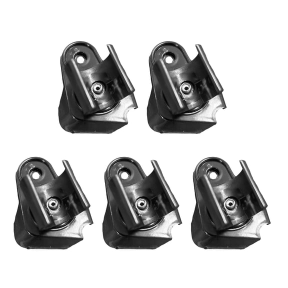Pack of 5 Adjustable Headlamp Holder Clamp Flashlight Holder Perfect for Most Hats Secure Mount for Outdoor Work Lights