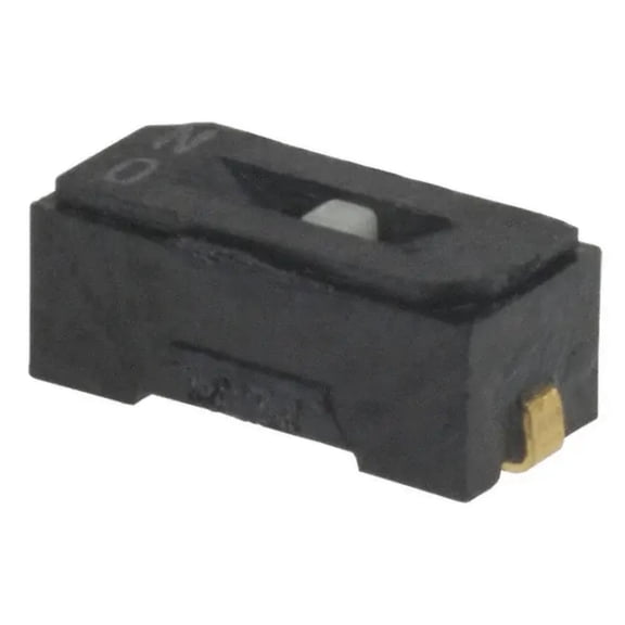 Pack of 5 CHS-01TA DIP Switch, OFF-ON 1 Position, Flush Actuator 100mA @ 6V DC J-Hook SMD, RoHS, Cut Tape