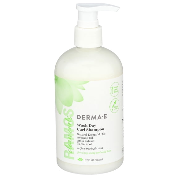 (Pack of 5) Derma E Shampoo Ramos Wash Day Curl 12 Fl Oz