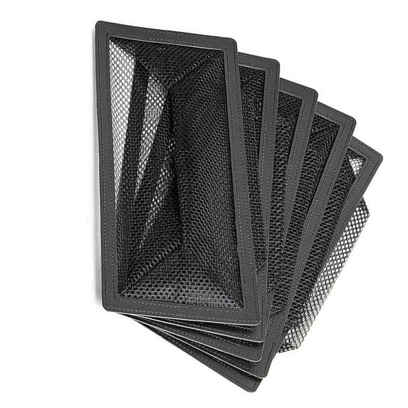 Pack of 5 Durable Floor Vent Filters Pet Hair Catcher PVC Mesh Air Register Guards