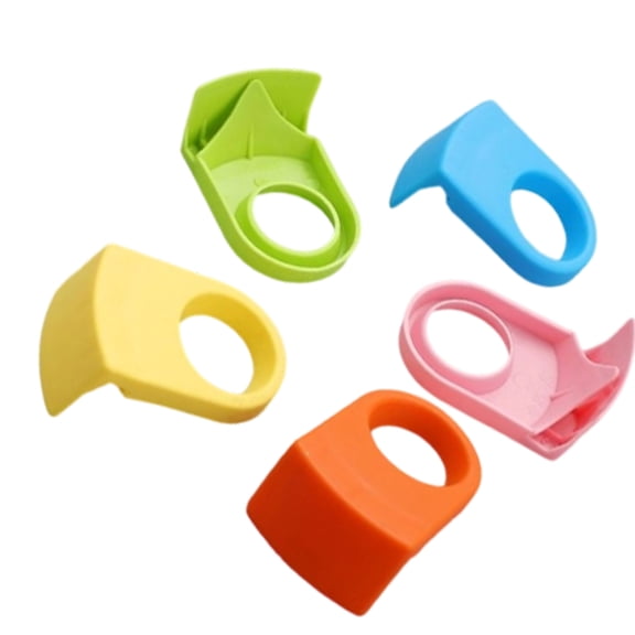 Pack of 5 Efficient Multifunctional Plastic Drink Clip Bottle Buckle Holders Cocktail Clamp For Home Drink Tool