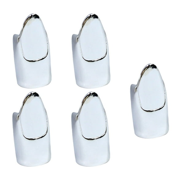 Pack of 5 Exaggerated Nails Rings Perfect Halloween Cosplay Jewelry Stylish Accessory Present for Youthful Fashion Lover
