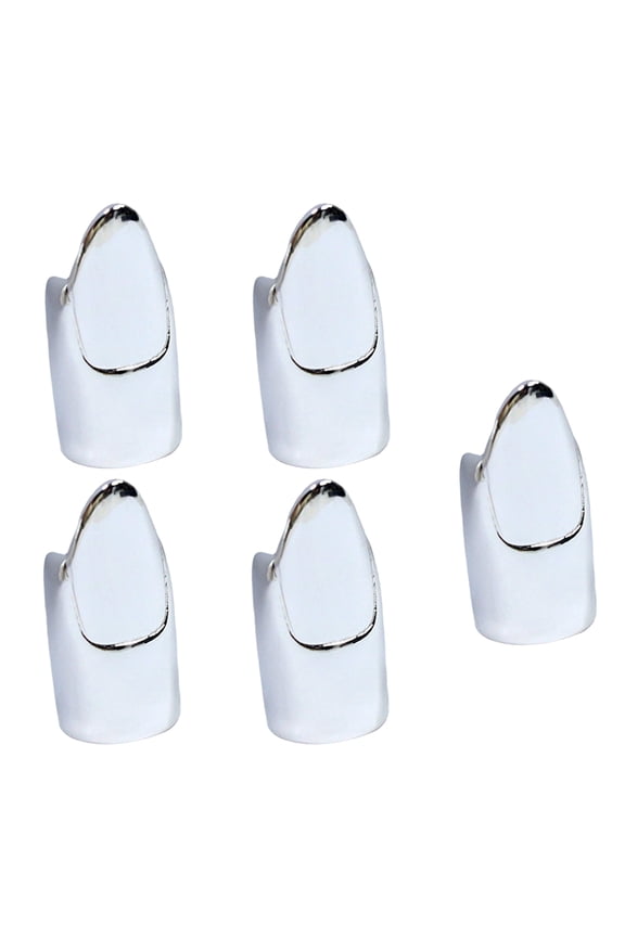Pack of 5 Exaggerated Nails Rings Perfect Halloween Cosplay Jewelry Stylish Accessory Present for Youthful Fashion Lover