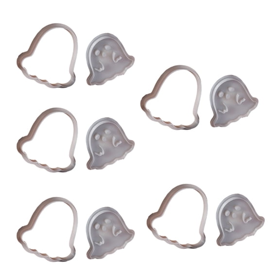 Pack of 5 Halloween Biscuit Molds Cookie Molds Devil Shape Biscuit Cutter Cookie Tool Present for Baking Enthusiasts